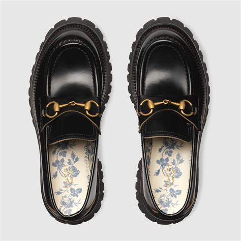 mocassini con morsetto gucci|Gucci Mocassino donna con Morsetto e suola a carrarmato.